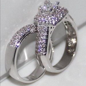 Earrings set sterling silver 925